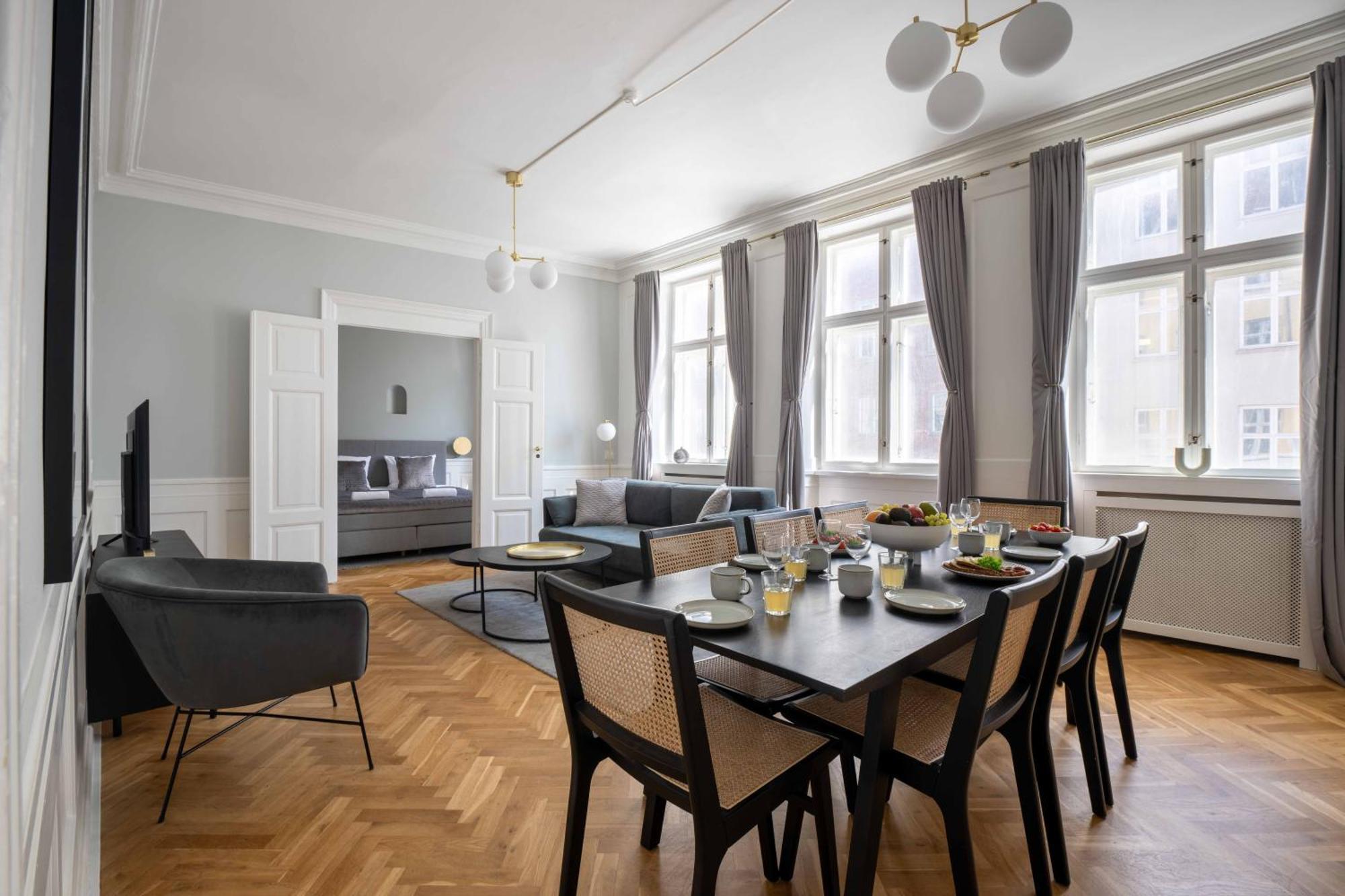 Ferienwohnung Lavish 4Br Flat In The Heart Of Cph By The Canals Kopenhagen Exterior foto